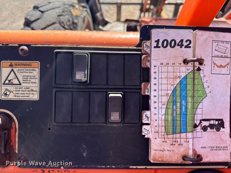 image for item DQ4259 2012 JLG Skytrak 10042 telehandler