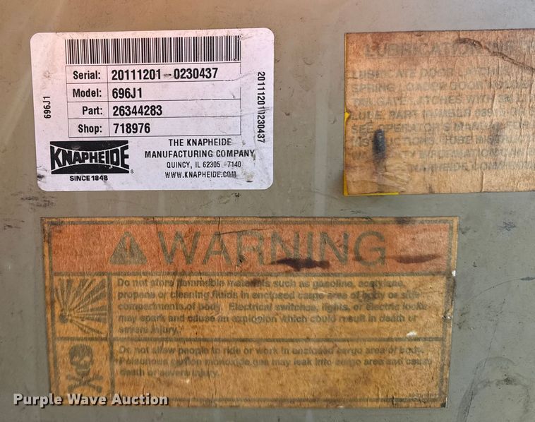 image for item DQ4264 2012 Chevrolet Silverado 3500 Crew Cab utility bed pickup truck