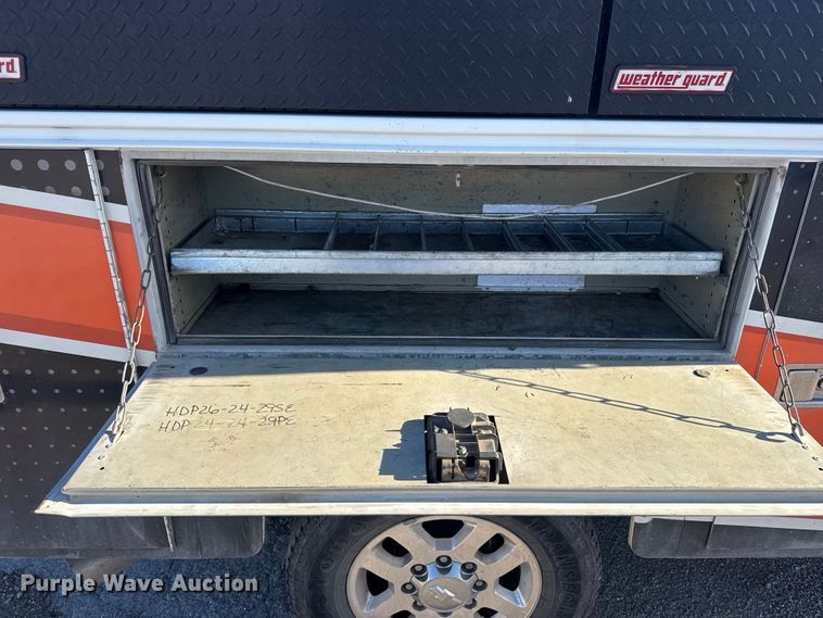 image for item DQ4264 2012 Chevrolet Silverado 3500 Crew Cab utility bed pickup truck