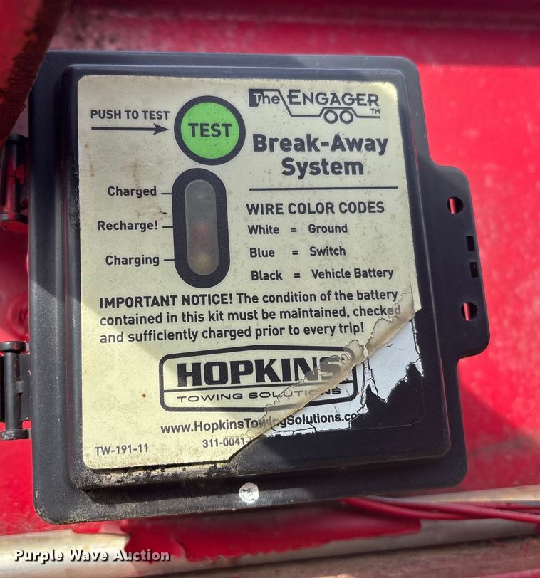 image for item DQ4270 2003 Coose Trailer Manufacturing C8053 equipment trailer