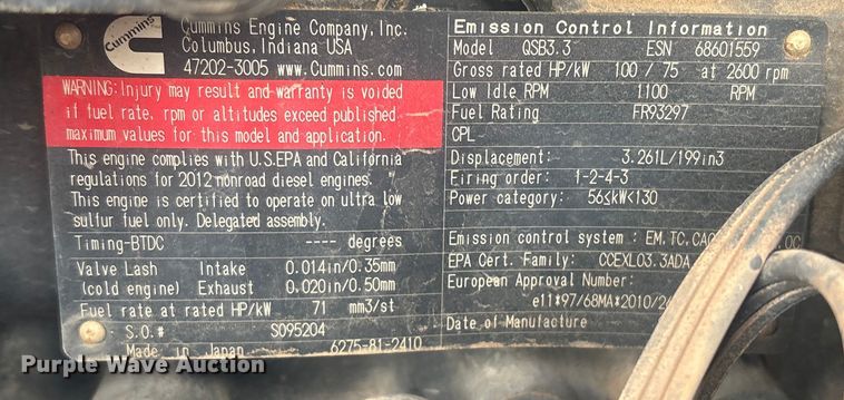 image for item DQ4281 2013 JLG 10042 telehandler