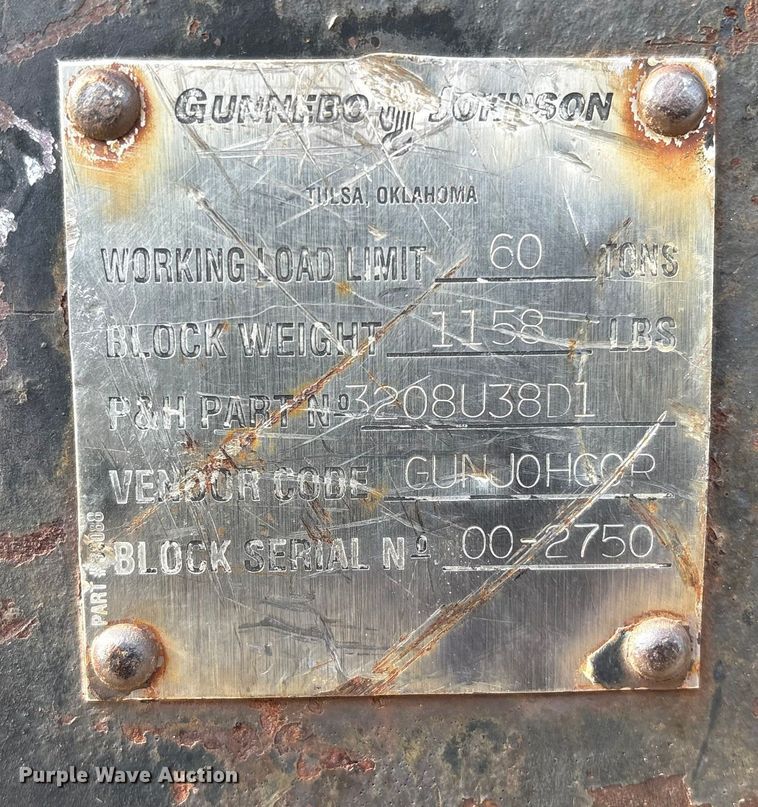 image for item DQ4282 2000 Terex RT 160 crane