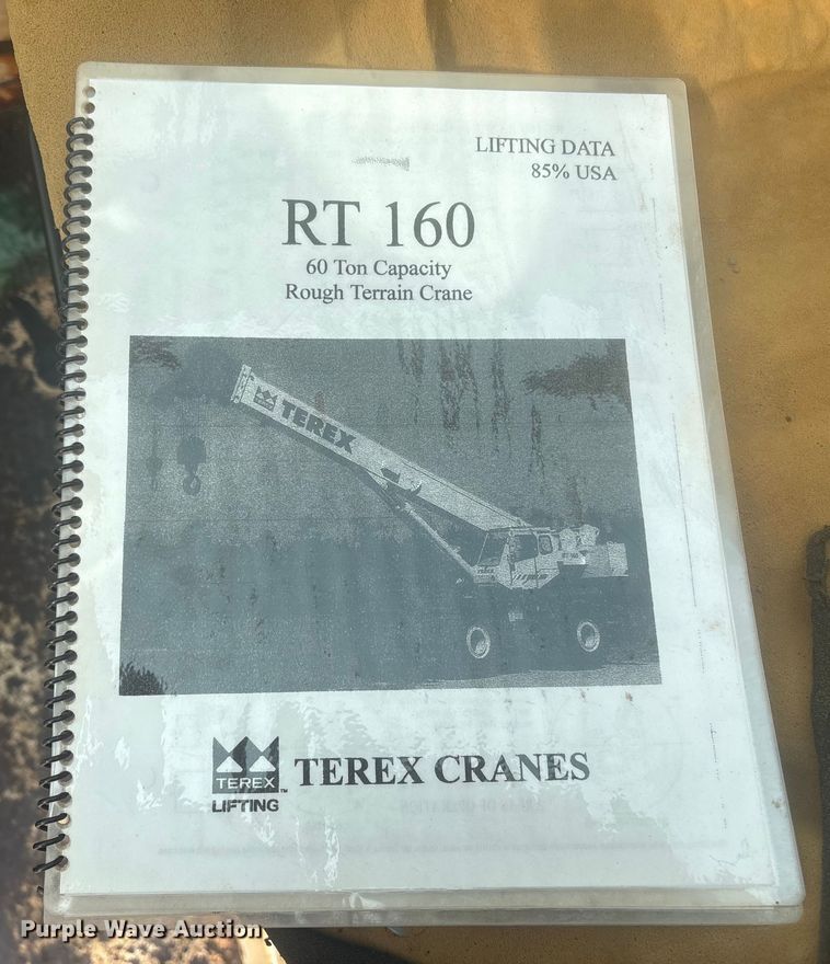 image for item DQ4282 2000 Terex RT 160 crane