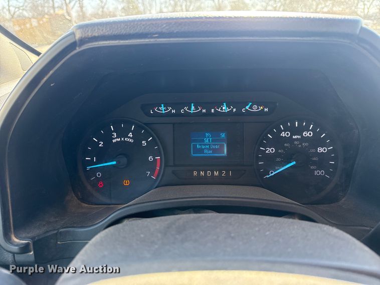 image for item DQ4327 2018 Ford F250 Super Duty Ext. Cab utility bed pickup truck