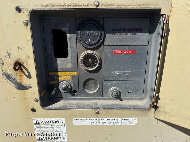 image for item DQ4330 2000 Ingersoll Rand P185 air compressor
