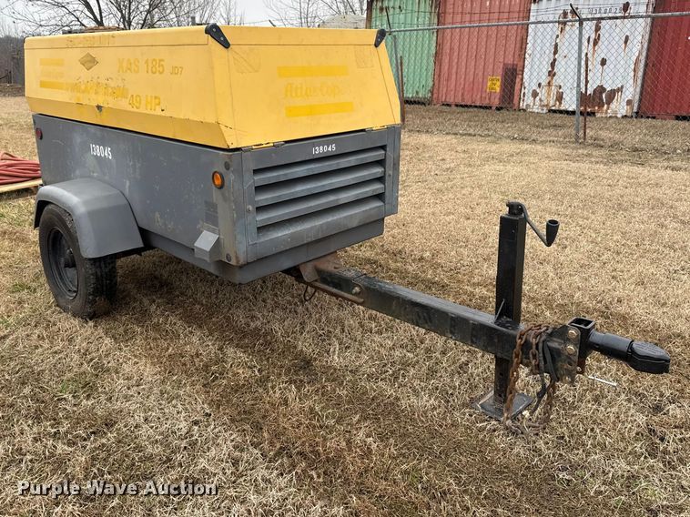 image for item DQ4360 2013 Atlas Copco XAS185 air compressor