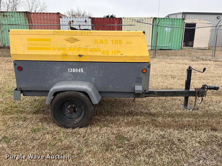image for item DQ4360 2013 Atlas Copco XAS185 air compressor