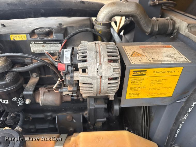 image for item DQ4360 2013 Atlas Copco XAS185 air compressor
