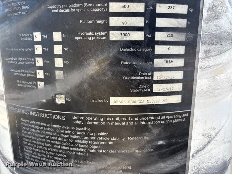 image for item DT0042 2018 RAM 5500 bucket truck