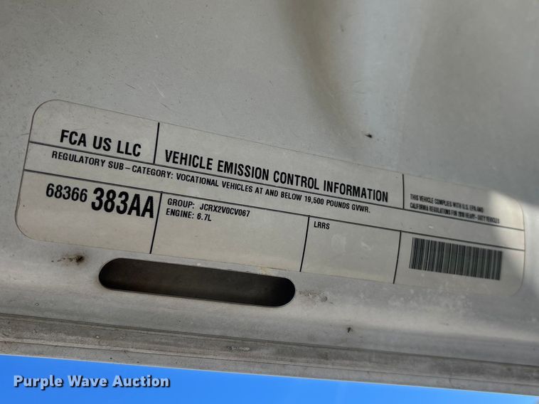 image for item DT0042 2018 RAM 5500 bucket truck