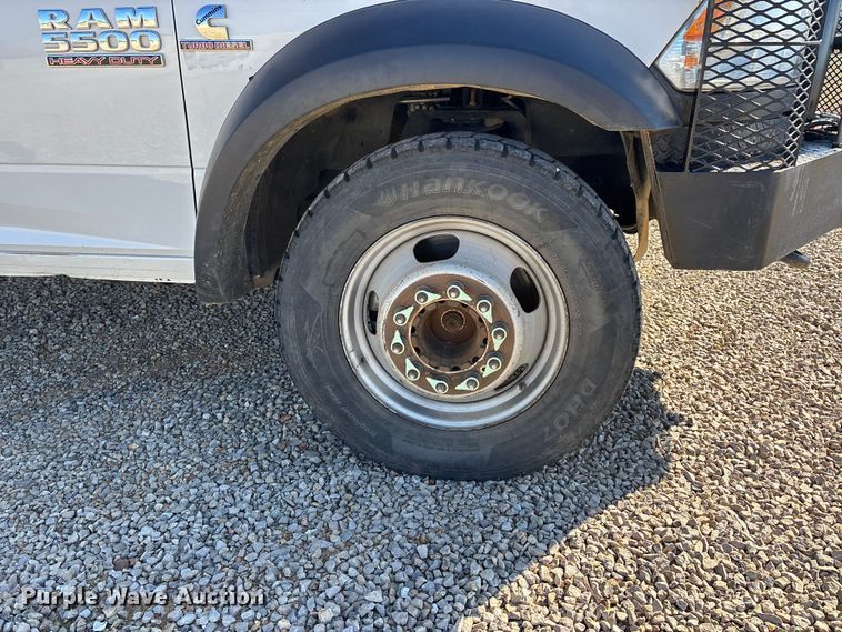 image for item DT0042 2018 RAM 5500 bucket truck