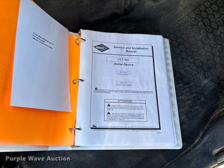 image for item DT0042 2018 RAM 5500 bucket truck