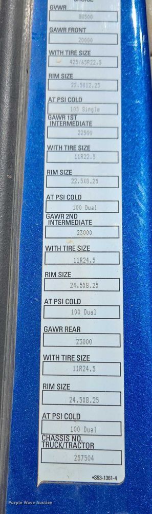 image for item DU2700 2019 Kenworth T880 dump truck