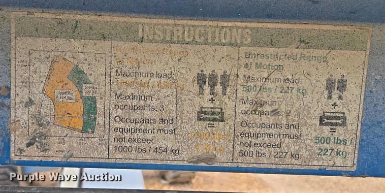 image for item DU2738 2014 Genie S-60X boom lift