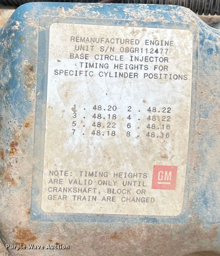 image for item DU6999 1988 Chevrolet C70 flatbed truck