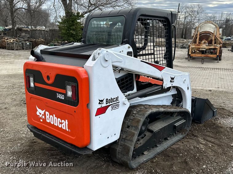 image for item DV0788 2015 Bobcat T450 tracked skid steer loader