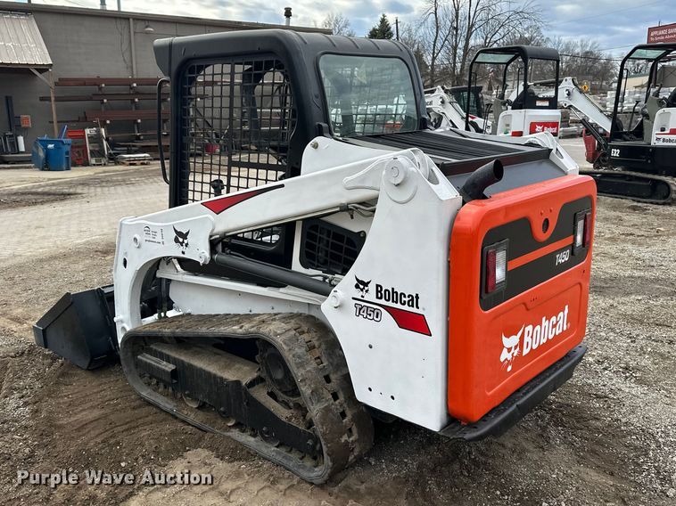 image for item DV0788 2015 Bobcat T450 tracked skid steer loader