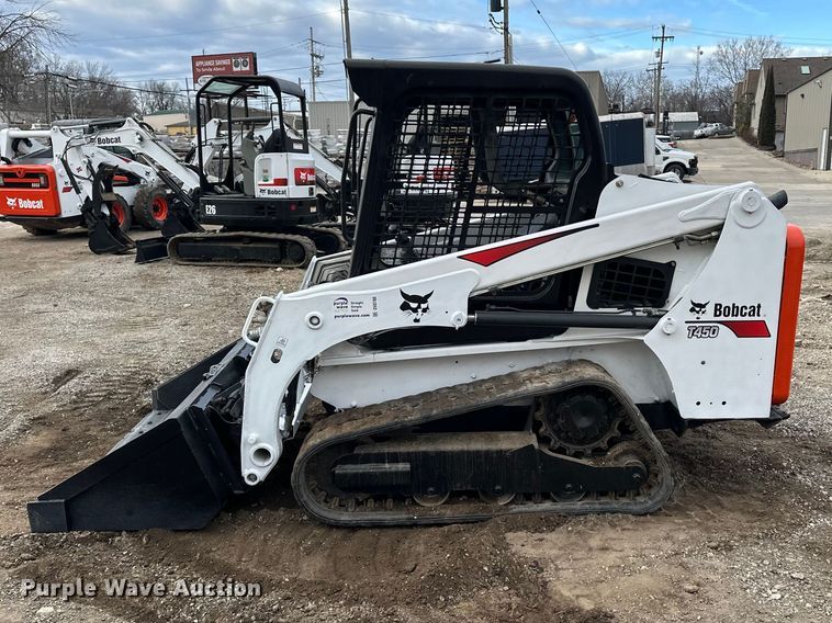 image for item DV0788 2015 Bobcat T450 tracked skid steer loader