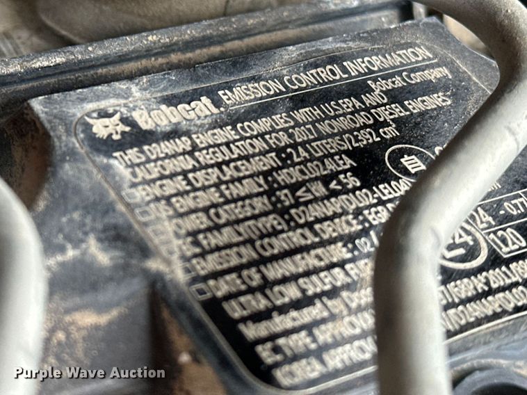 image for item DV0788 2015 Bobcat T450 tracked skid steer loader