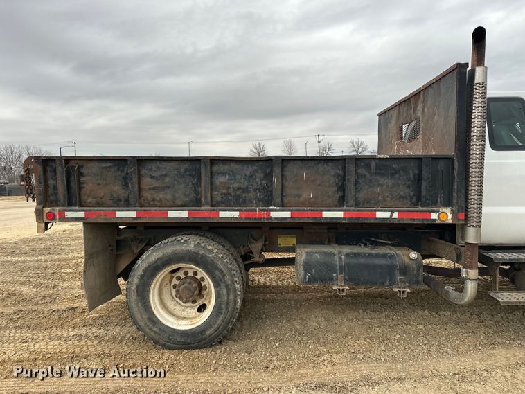 image for item DV0793 2008 Ford F750 dump truck