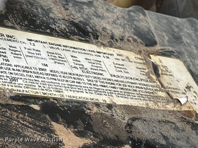 image for item DV0793 2008 Ford F750 dump truck