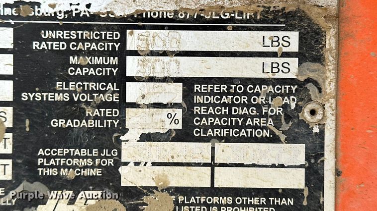 image for item DV0794 2006 JLG 450 Series II boom lift