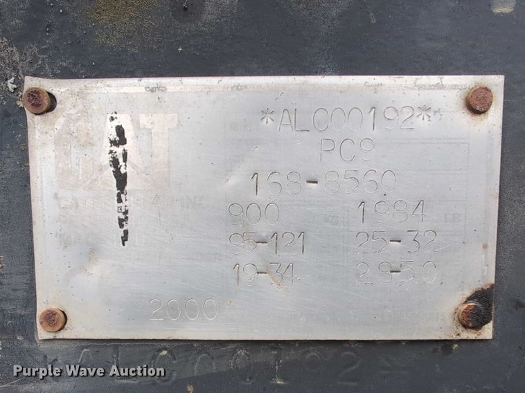 image for item DV0803 2000 Caterpillar PC9 skid steer cold planer