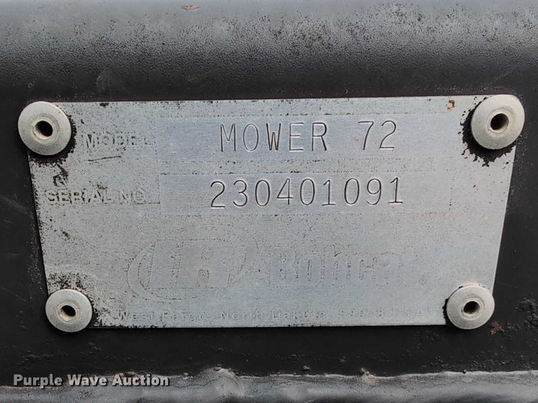 image for item DV0807 Bobcat Mower 72 skid steer finish mower