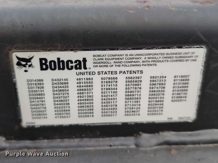 image for item DV0807 Bobcat Mower 72 skid steer finish mower