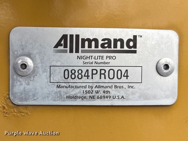 image for item DV0808 Allmand Night-Lite Pro light plant