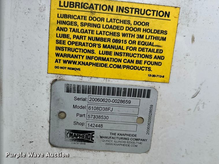 image for item DV0831 2006 Ford F350 Super Duty utility bed pickup truck