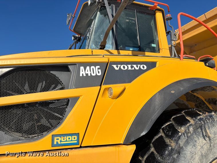 image for item DW7489 2018 Volvo A40G articulated haul truck