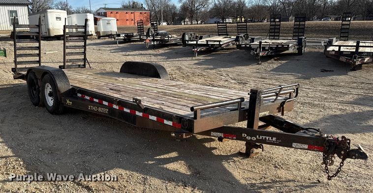 image for item DZ4298 2015 Doolittle XTHD8222 equipment trailer
