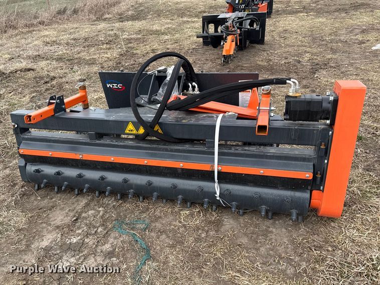 image for item DZ4342 2025 WIG XN-DLP-72 skid steer power rake