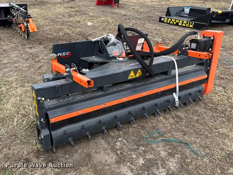 image for item DZ4342 2025 WIG XN-DLP-72 skid steer power rake