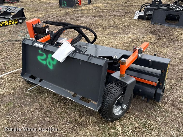 image for item DZ4342 2025 WIG XN-DLP-72 skid steer power rake