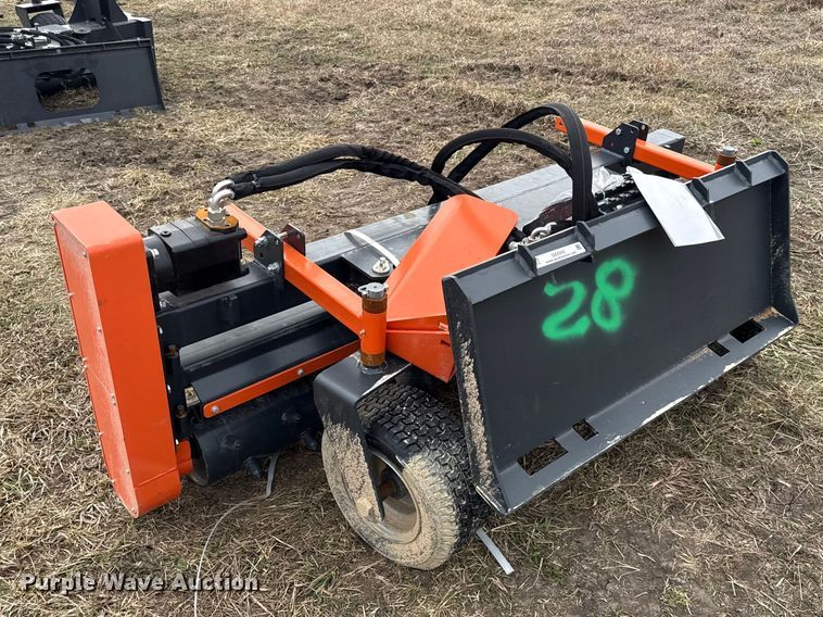 image for item DZ4342 2025 WIG XN-DLP-72 skid steer power rake