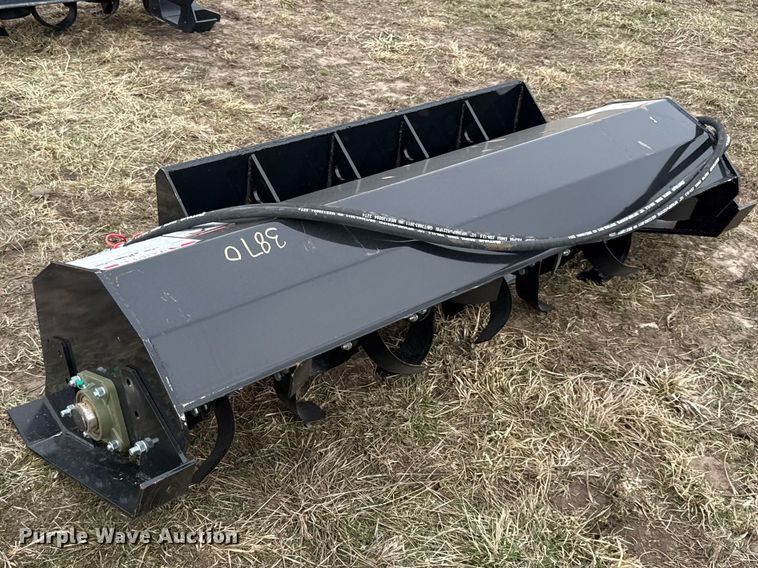 image for item DZ4347 2025 Mower King skid steer tiller