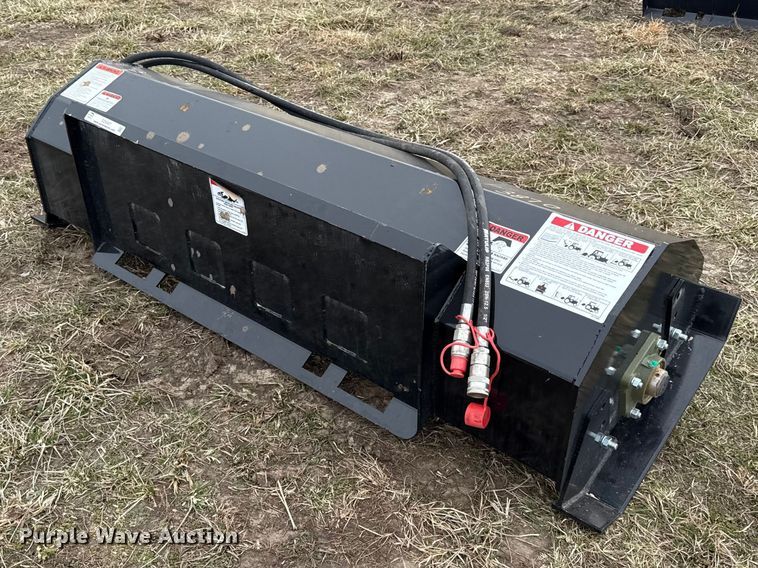 image for item DZ4347 2025 Mower King skid steer tiller