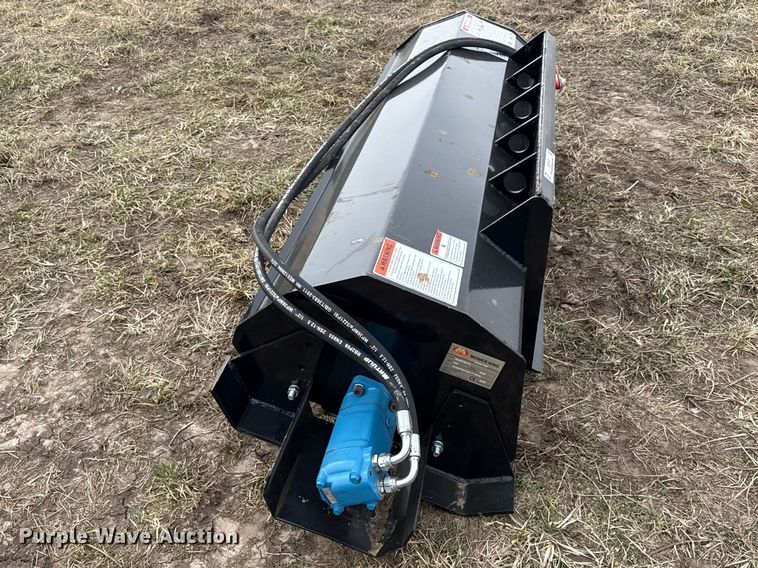 image for item DZ4347 2025 Mower King skid steer tiller