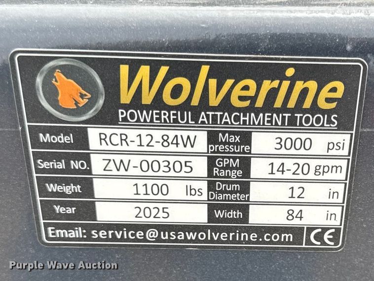 image for item DZ4355 2022 Wolverine skid steer rock picker