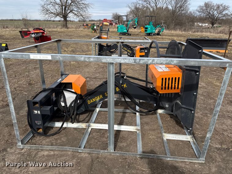 image for item DZ4360 2025 Land Honor ABC-13-125A skid steer boom mower