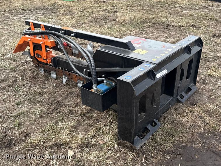 image for item DZ4363 2025 Mower King ECSSCT72 skid steer trencher