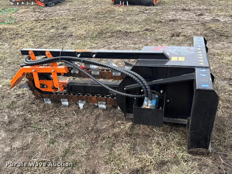 image for item DZ4363 2025 Mower King ECSSCT72 skid steer trencher