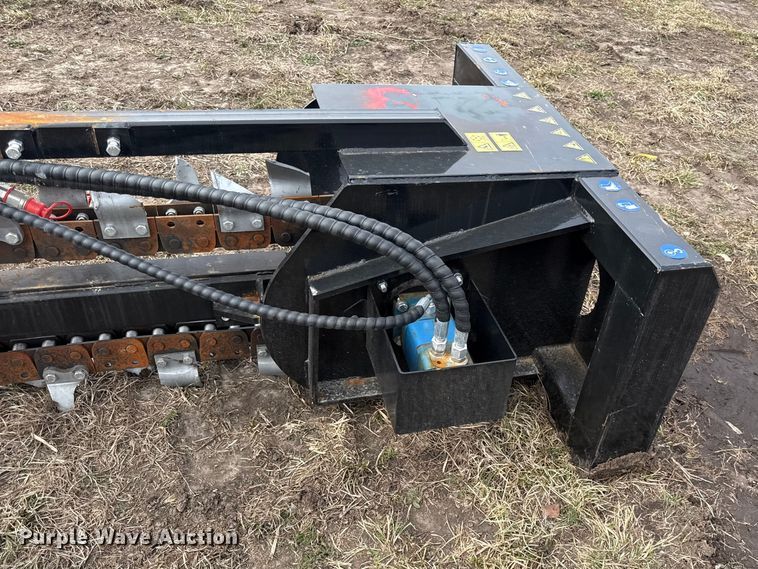 image for item DZ4363 2025 Mower King ECSSCT72 skid steer trencher