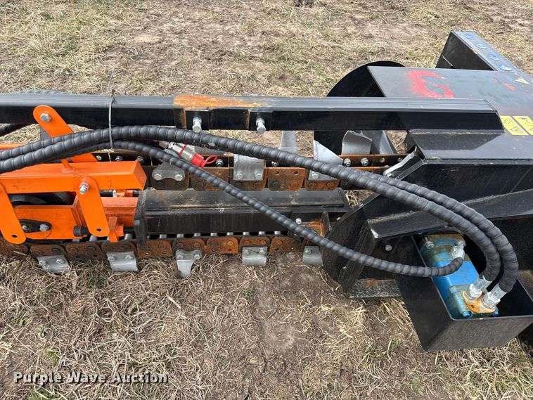 image for item DZ4363 2025 Mower King ECSSCT72 skid steer trencher