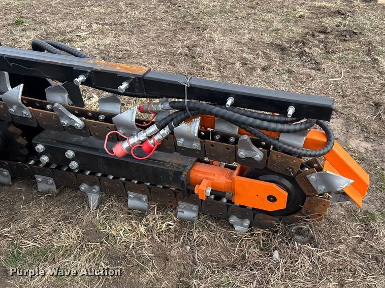 image for item DZ4363 2025 Mower King ECSSCT72 skid steer trencher