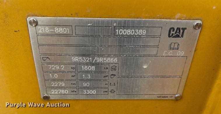 image for item DZ4369 Caterpillar 216-8801 four-in-one wheel loader bucket