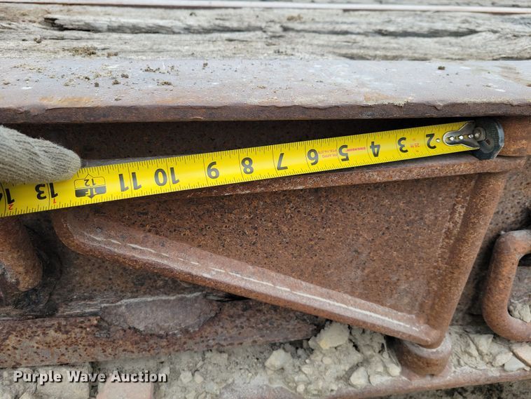 image for item EA2852 1990 Trail King TK100DG lowboy equipment trailer