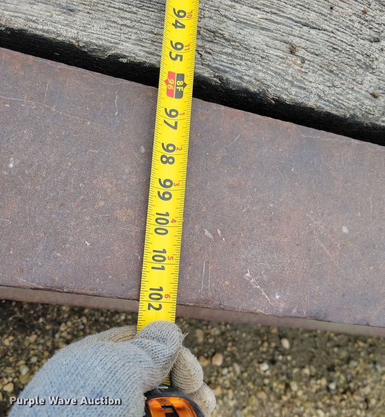 image for item EA2852 1990 Trail King TK100DG lowboy equipment trailer